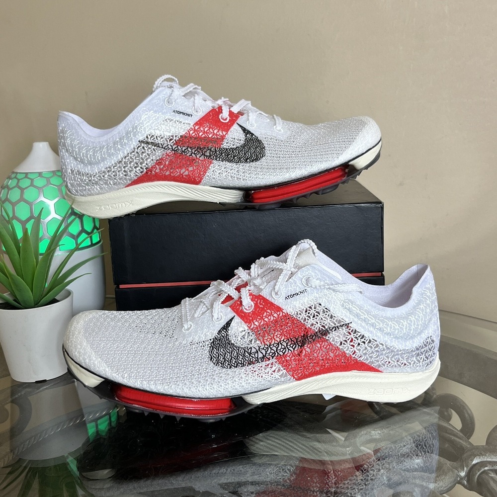 Nike Air Zoom Victory Eliud Kipchoge EK Spikes Shoes Mens Size 11 White / Red